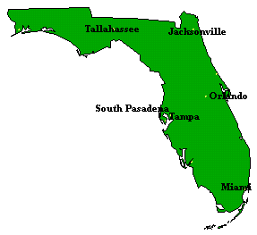 Map of Florida